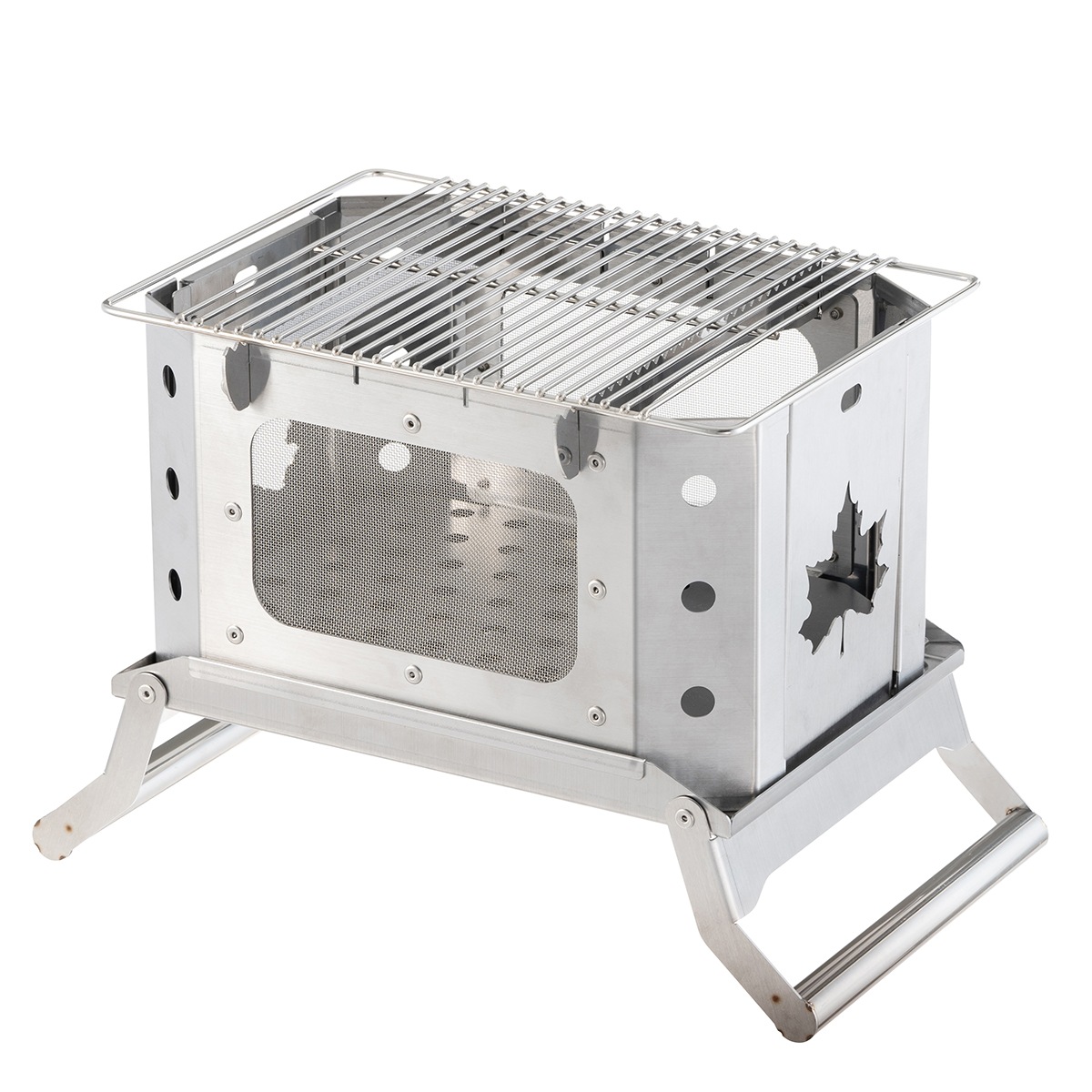 ロゴス LOGOS グレートたき火グリル 焼き網付き 81064090