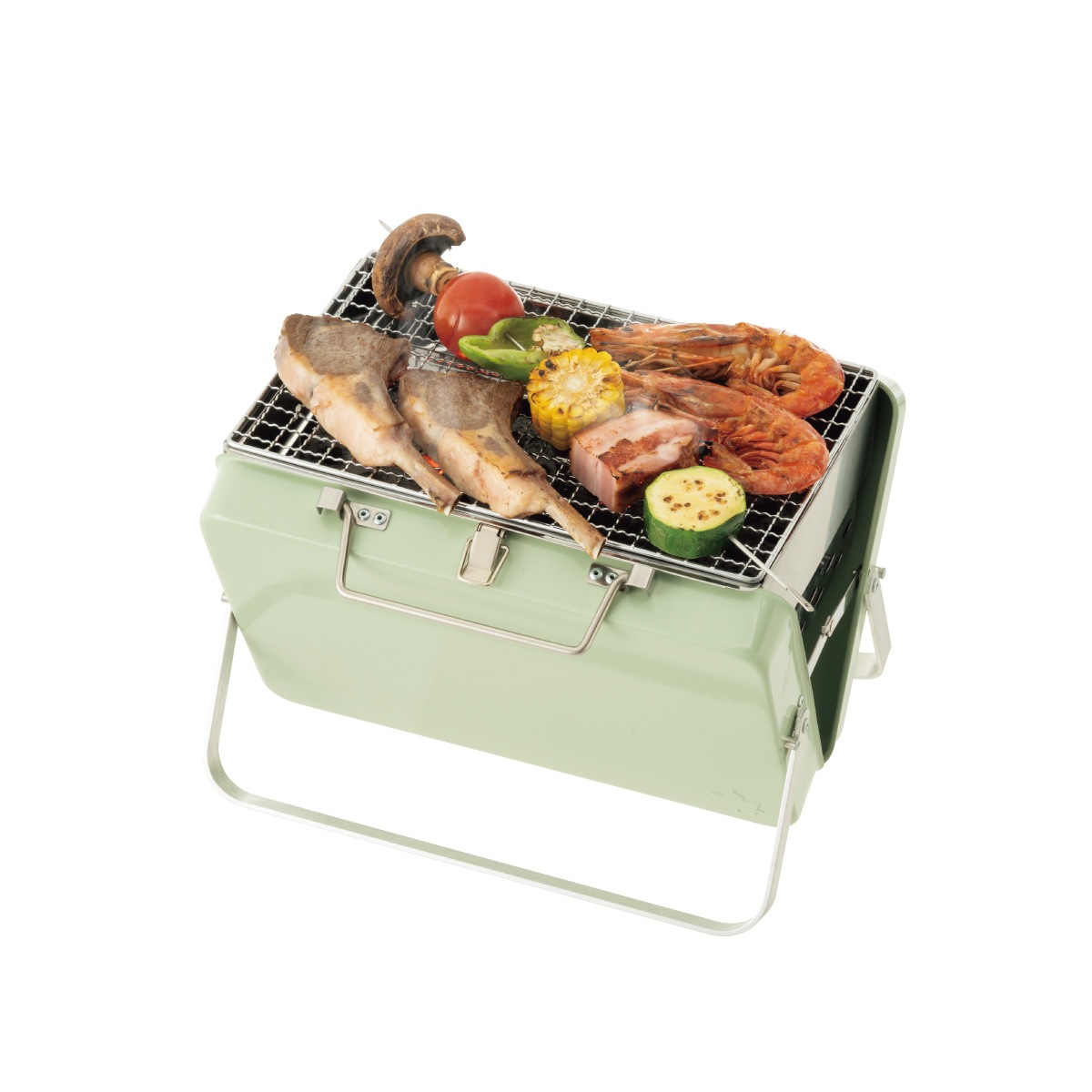 LOGOS ロゴス グリルアタッシュ S 81060980 / アタッシュケース型 卓上ミニグリル