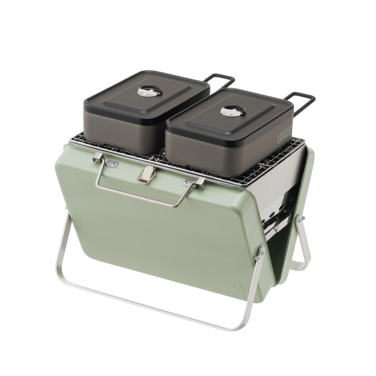 LOGOS ロゴス グリルアタッシュ S 81060980 / アタッシュケース型 卓上ミニグリル