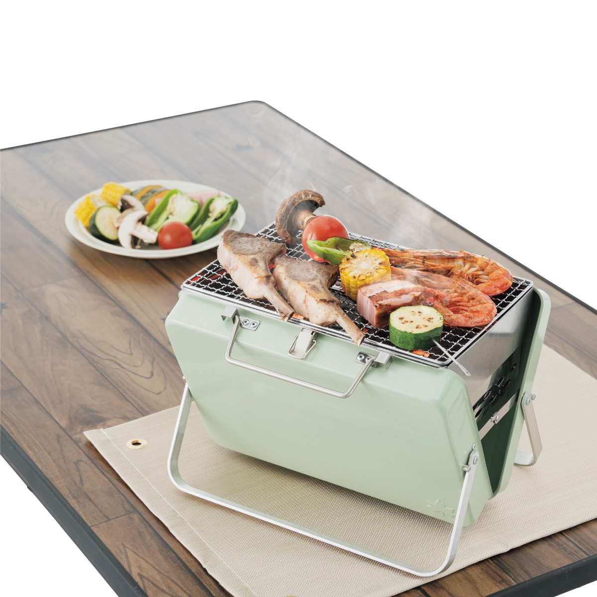 LOGOS ロゴス グリルアタッシュ S 81060980 / アタッシュケース型 卓上ミニグリル