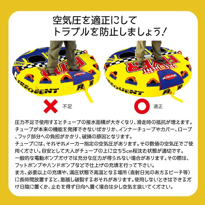 Airhead エアヘッド トーイングチューブ ラッコ型 2人乗り