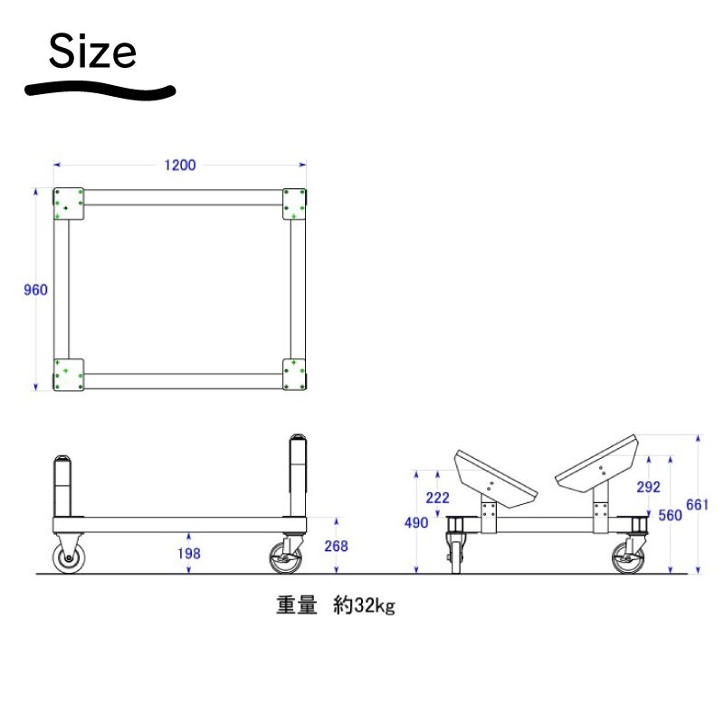 <メーカー直送> <送料都度見積もり> ファクトリーゼロ factory zero アルミ船台型 PWCスタンド J-211S / 4点支持タイプ ランナバウト用