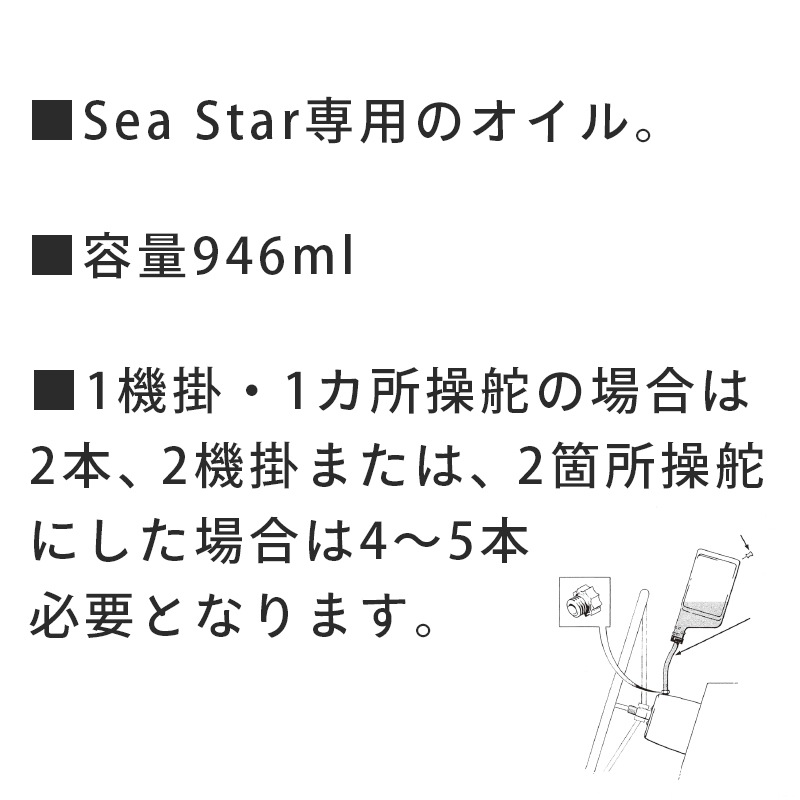 SeaStar用 操舵OIL HA5430