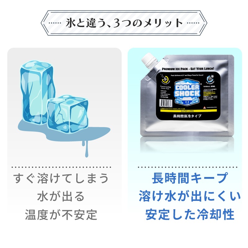 COOLER SHOCK SUPER LONG Lサイズ / 保冷剤 クーラーボックス 釣り キャンプ アウトドア BBQ