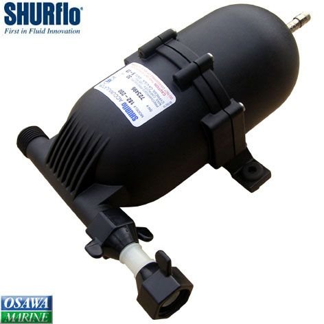 シャフロ SHURFLO アキュムレータータンク 0.7L ナイロンタンク プレッシャーポンプ用