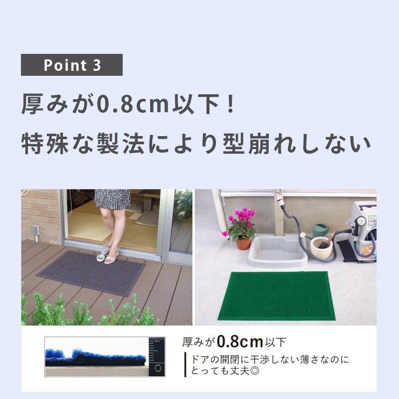 ＜メーカー直送＞【選択あり】クリーンテックス ウォーターホースT 吸水 速乾 マット　/　Mサイズ 62×88cm
