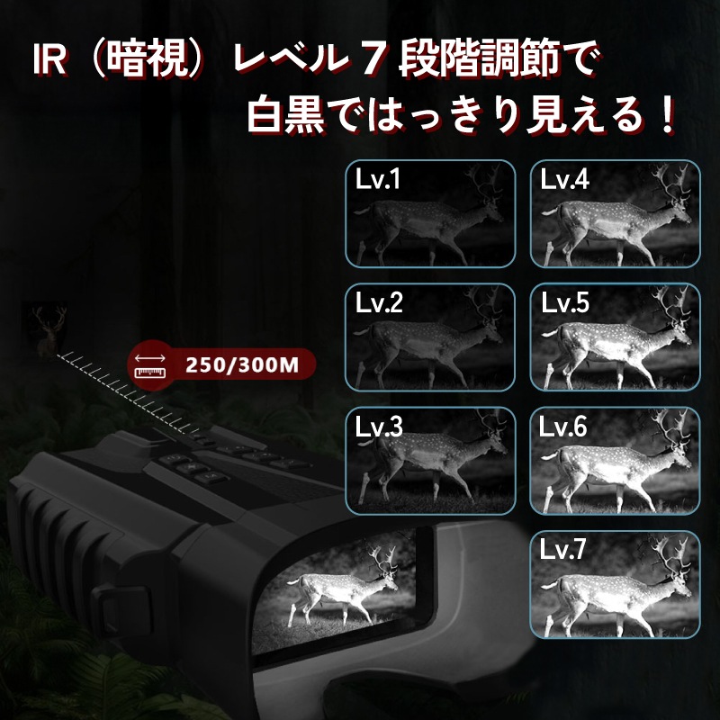 <メーカー直送> ナイトハンターS SO-C01 /暗闇でも撮影できる暗視双眼鏡