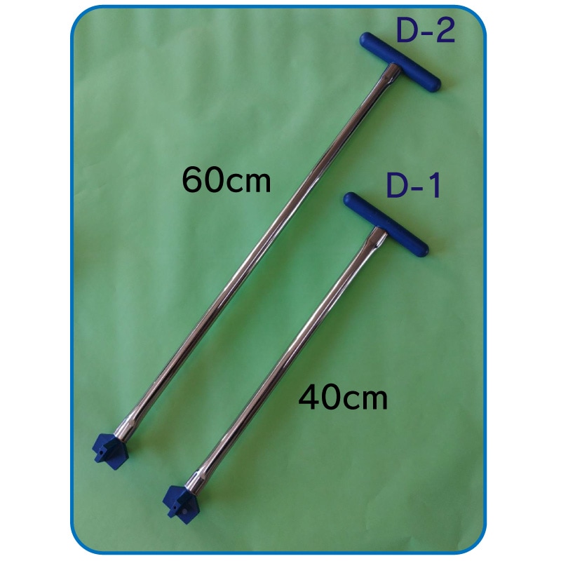 イケダ商会 ドライバー 60cm D-2 / イケダ式 スカッパー用ハンドル ステンレスシャフト