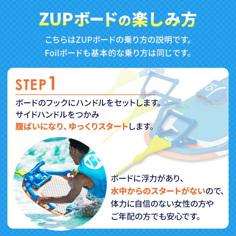 ZUP COAST BOARD FOR KIDS 子供向け コーストボード / ウェイクボード 超初心者向け 軽量 イエロー