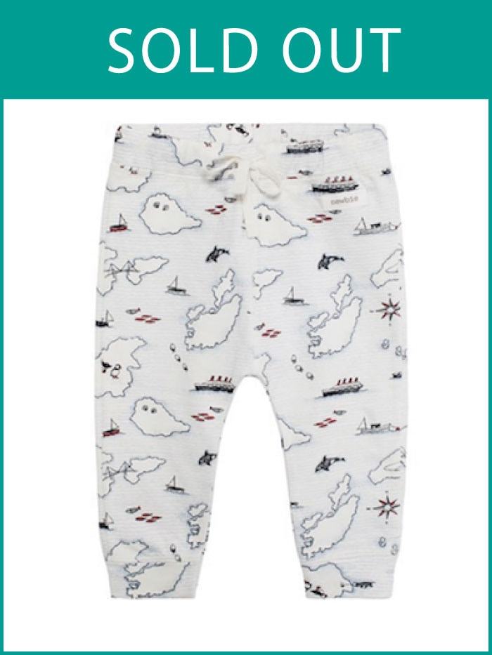 newbie/ジョガーパンツ（海洋地図と船）