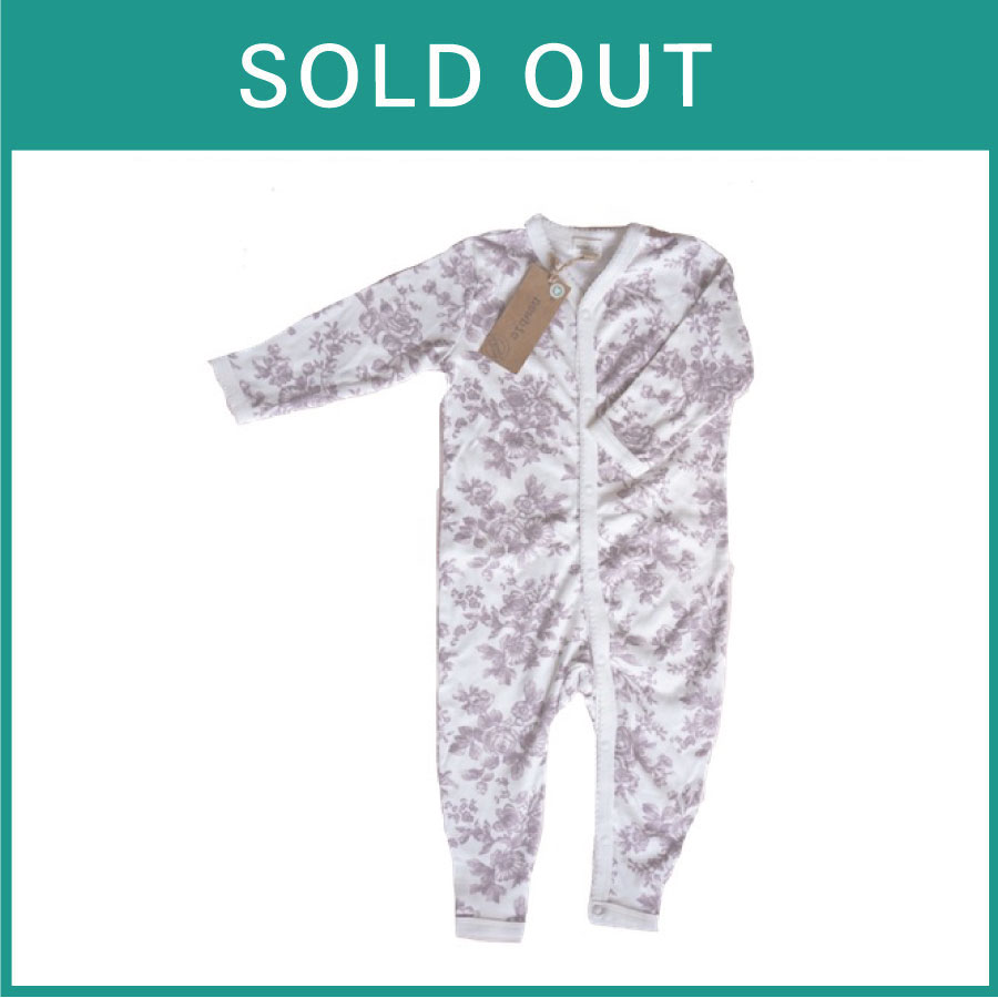 newbie //フローレンスロンパース（パープル）