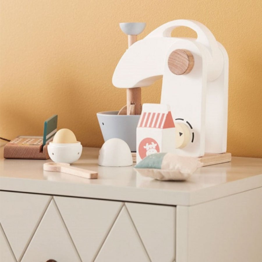 【kid's concept】キッズコンセプト ミキサーセット Food processor with accessorie 木製おもちゃ おままごと