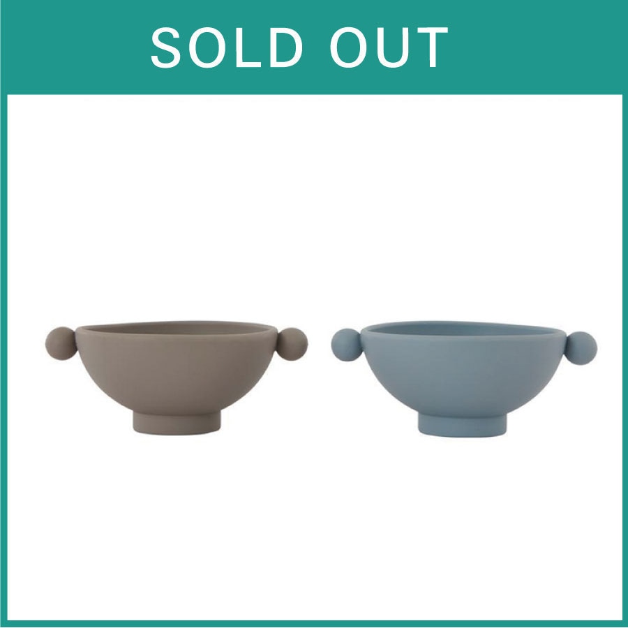 oyoy// inka tiny bowls(Dusty Blue/Clay)