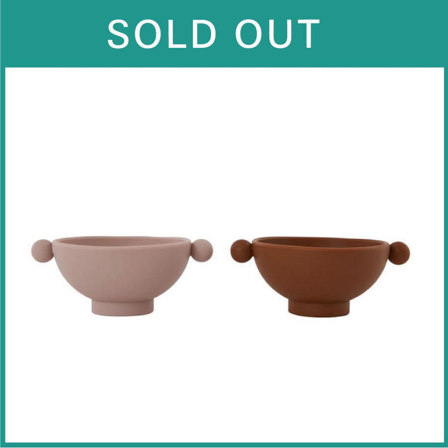 oyoy// inka tiny bowls(Caramel/Rose)