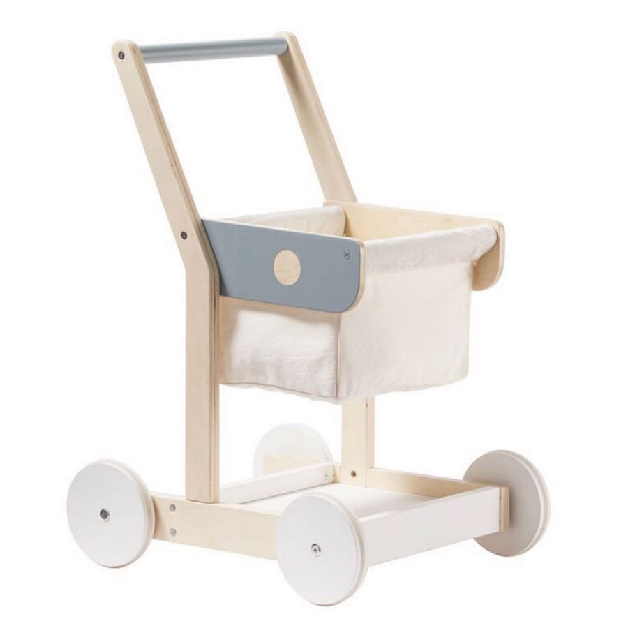 【kid's concept】キッズコンセプト 木製おもちゃのショッピングカート Trolley for kids