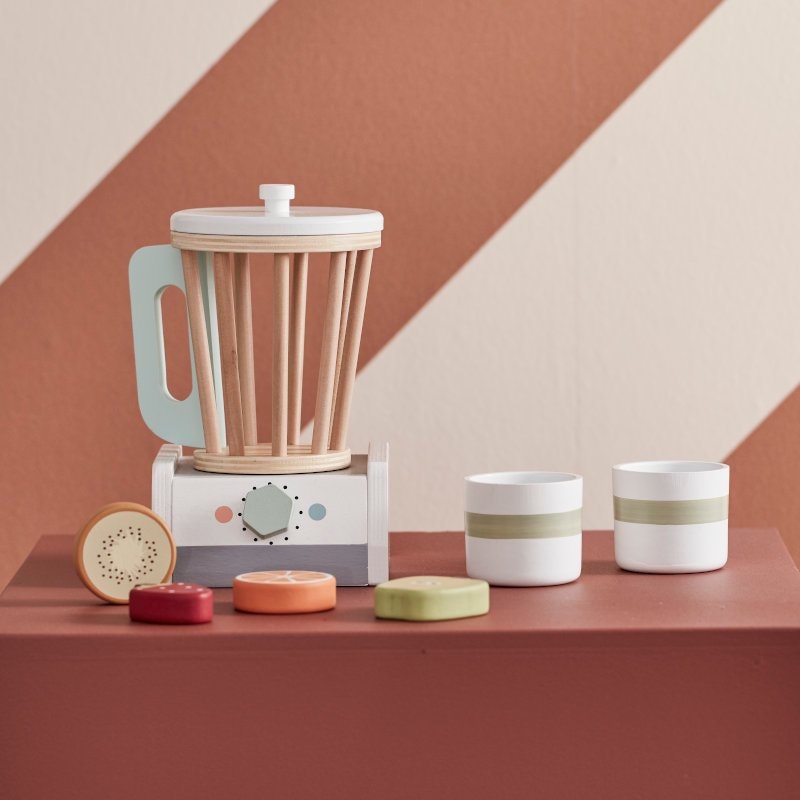 【kid's concept】キッズコンセプト　Blender play set　ブレンダー　木製おもちゃ　おままごと