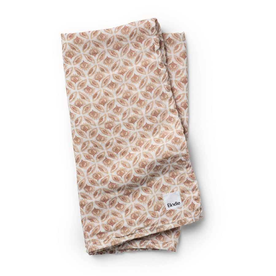 【Elodie】 エロディ　Baby Muslin Blanket　ブランケット (sweet date)　おくるみ　新生児