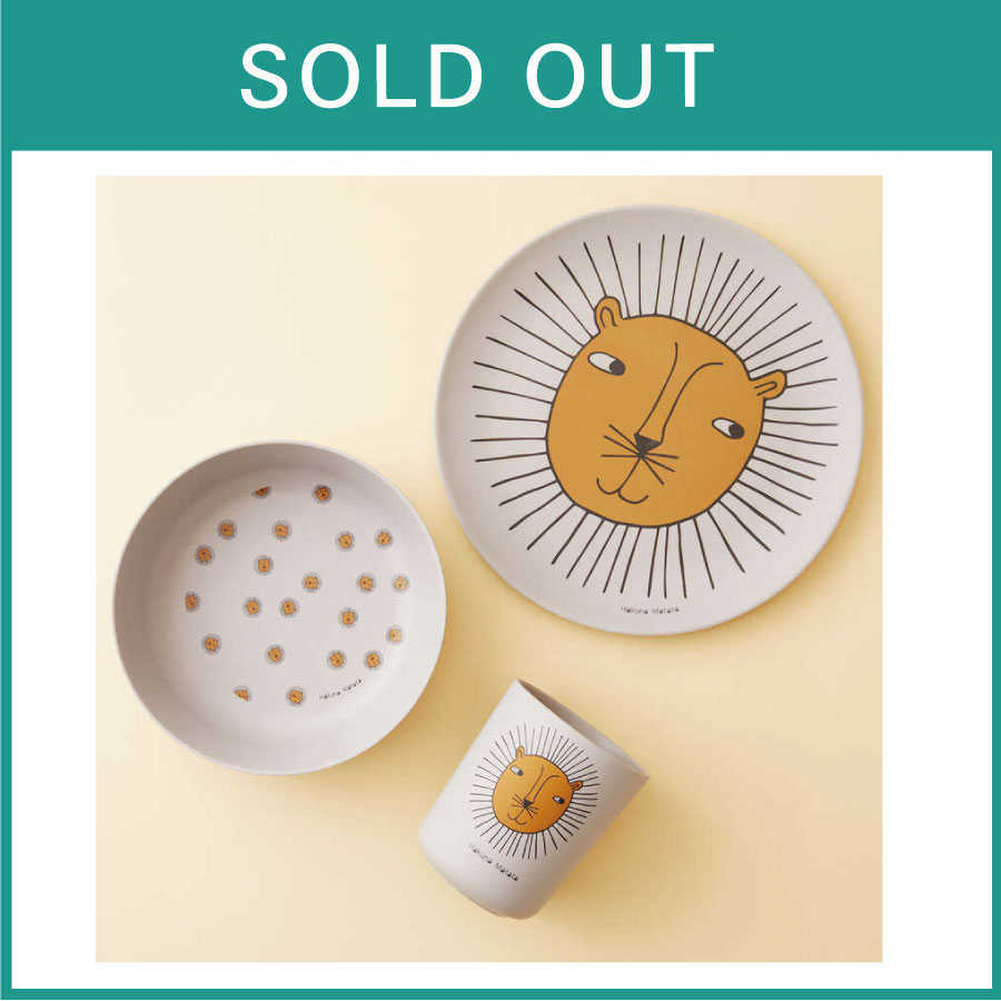 oyoy// バンブー食器３点セット (ライオン)
