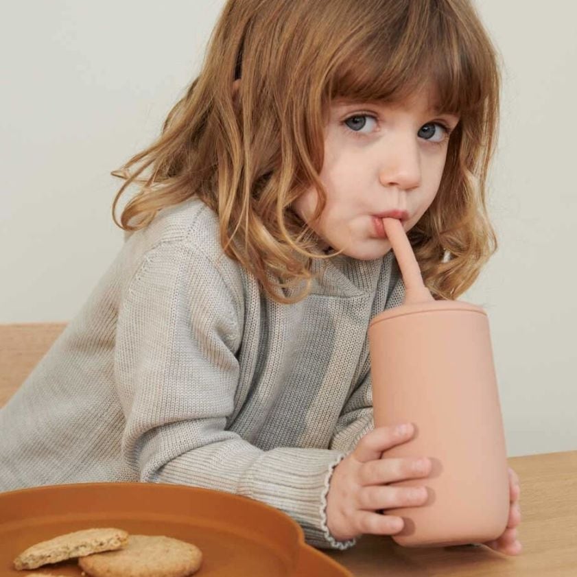 【liewood】 リーウッド Dylan cup ベビーシリコンストローカップ　シリコンカップストロー付き　キッズカップ