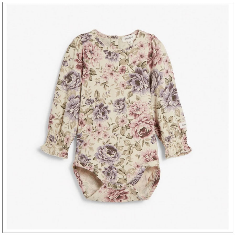 newbie//ロンパース(perple flower)