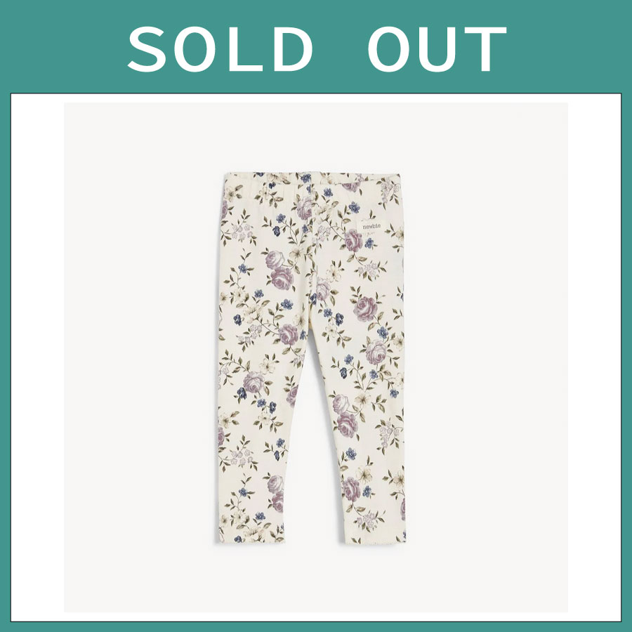 newbie//レギンス（floral lilac leggings）
