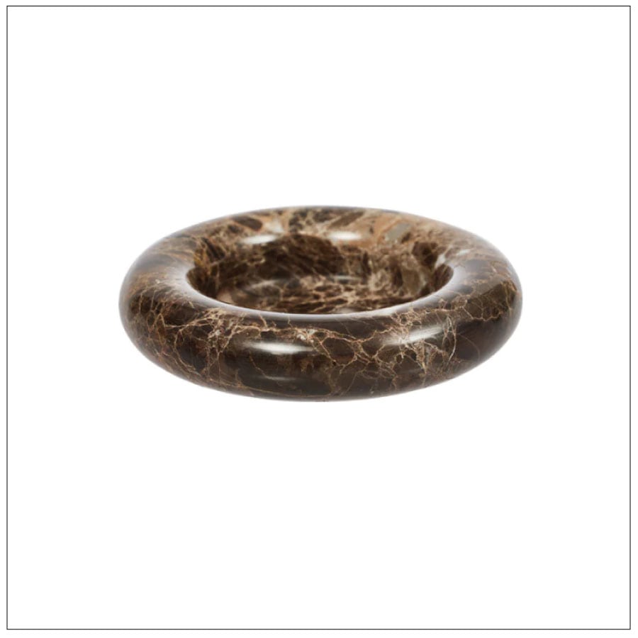 oyoy living//Savi Marble Candleholder(choko)L
