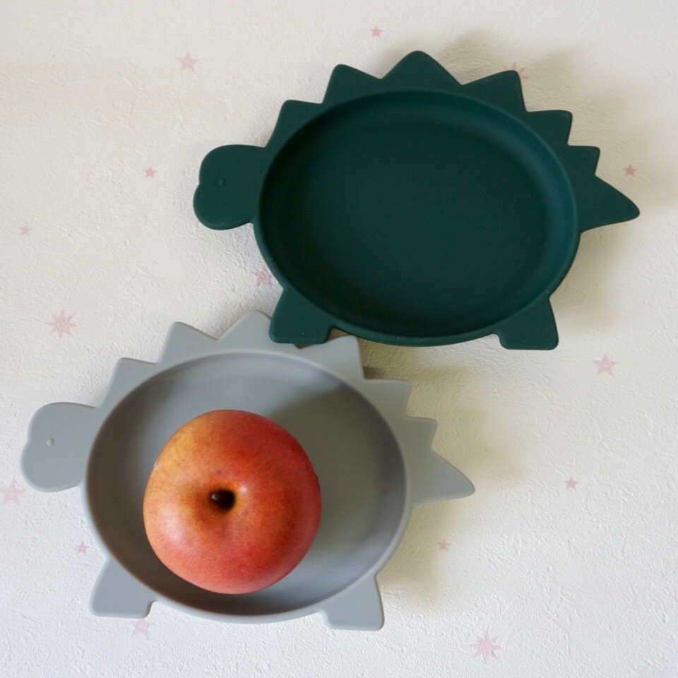 liewood //シリコンプレート（dino/green）