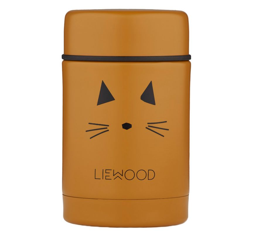 liewood //スチールジャー(cat/musterd)500ml