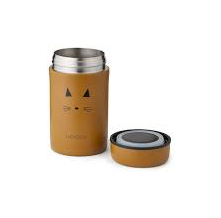 liewood //スチールジャー(cat/musterd)500ml
