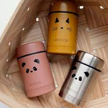 liewood //スチールジャー(cat/musterd)500ml