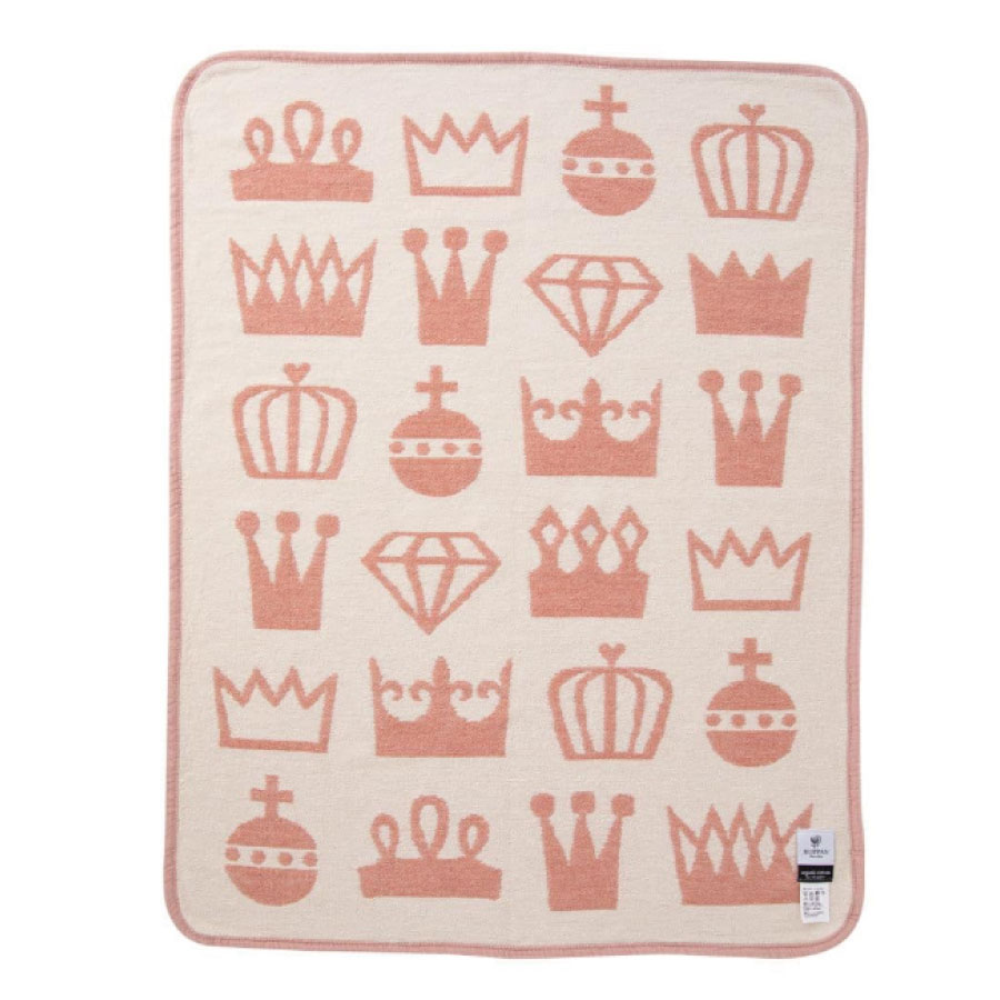 KLIPPAN クリッパン シュニールコットンミニブランケット(ロイヤルピンク) 2020