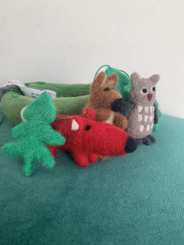 KLIPPAN // owl フェルトモビール