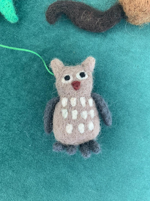 KLIPPAN // owl フェルトモビール