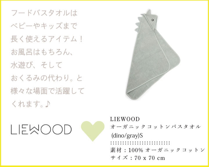 【ギフト特典】今話題のliewood恐竜ベビーセット /7