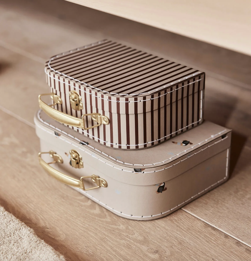 oyoy mini// ペーパーバッグ（Toucan&Stripe）2点セット