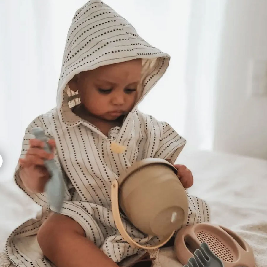 【Elodie】 エロディ Badponcho バスポンチョ 水遊びタオル お風呂タイム タオル プール　ギフト