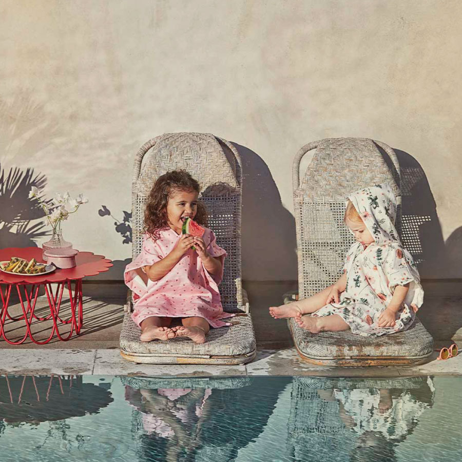 【Elodie】 エロディ Badponcho バスポンチョ 水遊びタオル お風呂タイム タオル プール　ギフト