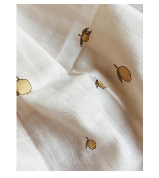 konges slojd //1 PACK MUSLIN CLOTH (LEMON)