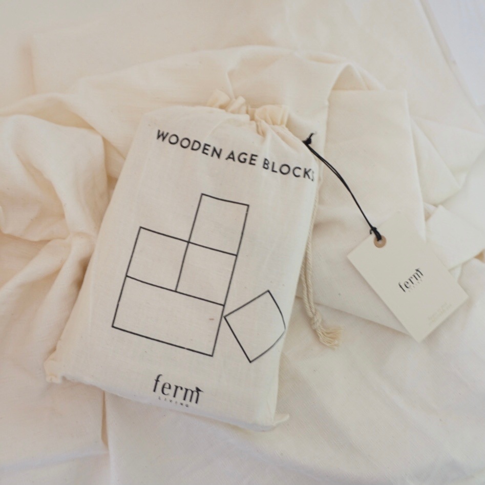 ferm living KIDS //Age wooden blocks