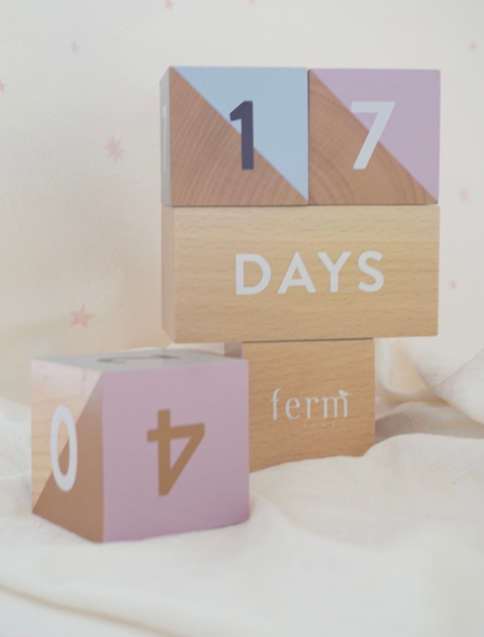 ferm living KIDS //Age wooden blocks