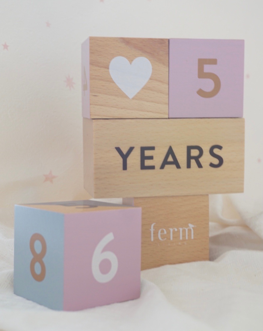 ferm living KIDS //Age wooden blocks