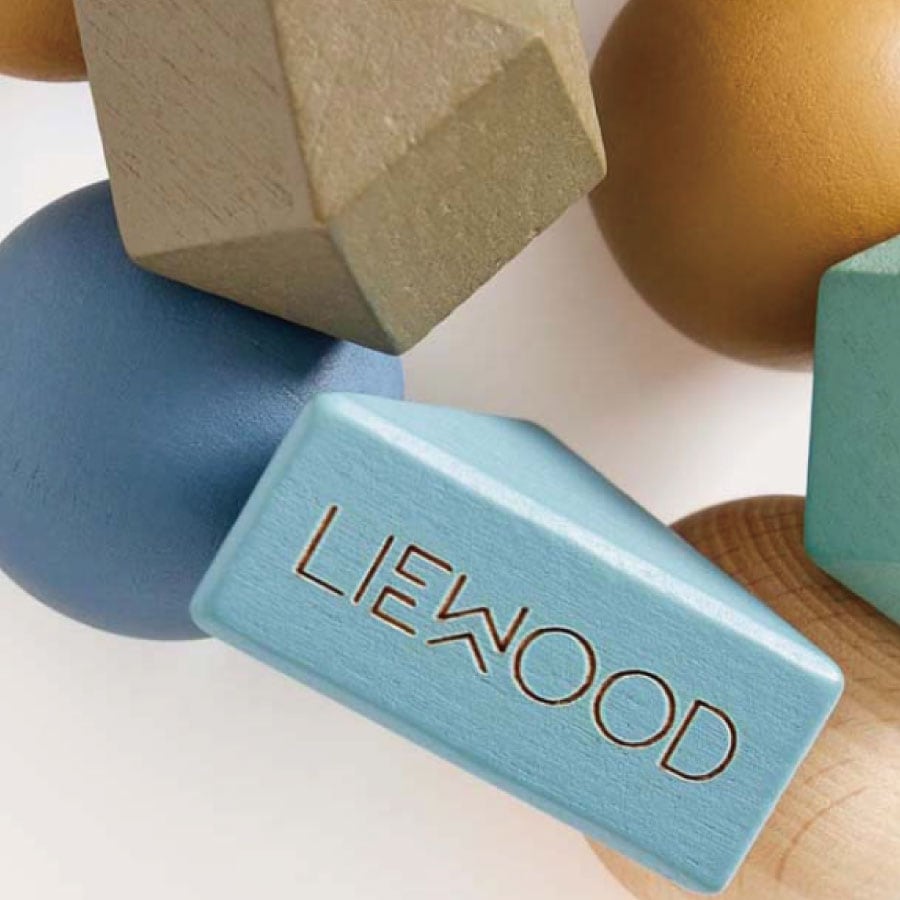 【liewood 】リーウッド Anna Rassel  おもちゃ ラトル 歯固め 木のおもちゃ