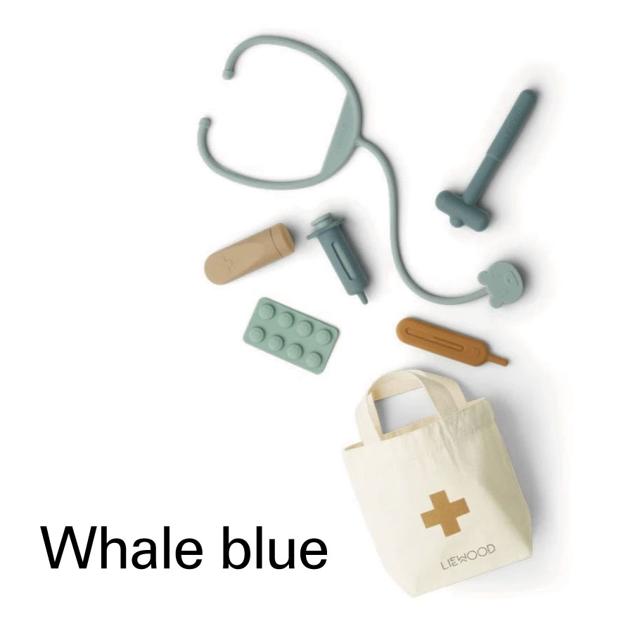 【liewood】リーウッド Lennart ドクターセット シリコンおもちゃ お医者さんごっこ 医者