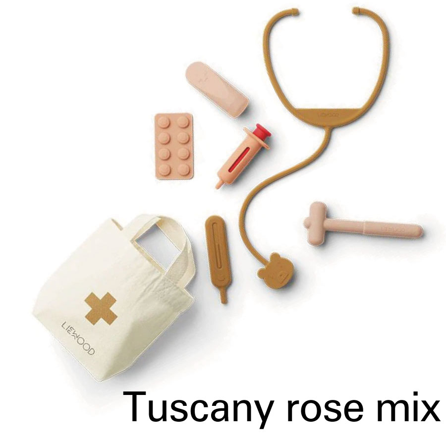 【liewood】リーウッド Lennart ドクターセット シリコンおもちゃ お医者さんごっこ 医者