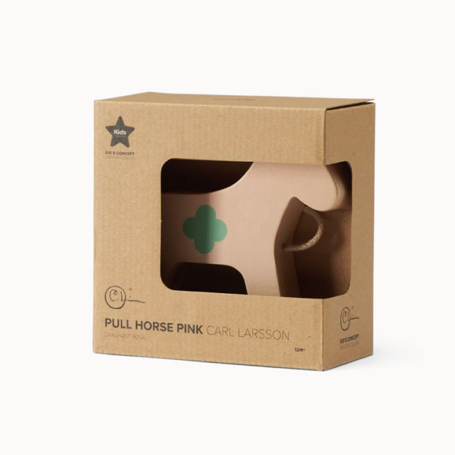 【kid's concept】キッズコンセプト Pull horse pink 馬 プルトーイ 引き車  kidsconcept