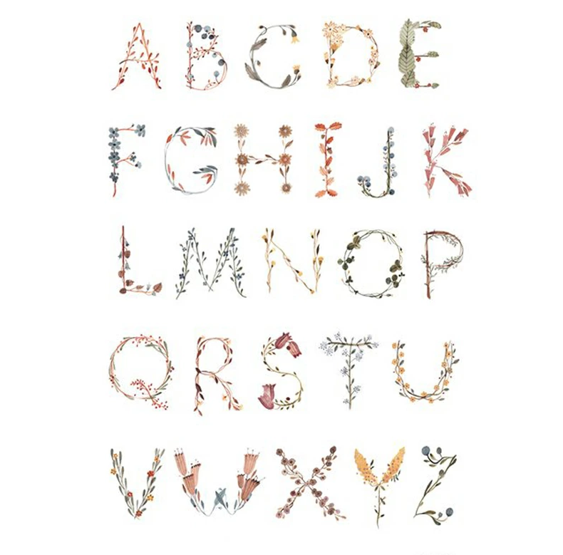 mushie//ポスターAlphabet(50*70)