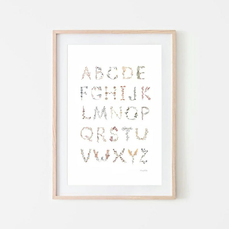 mushie//ポスターAlphabet(50*70)