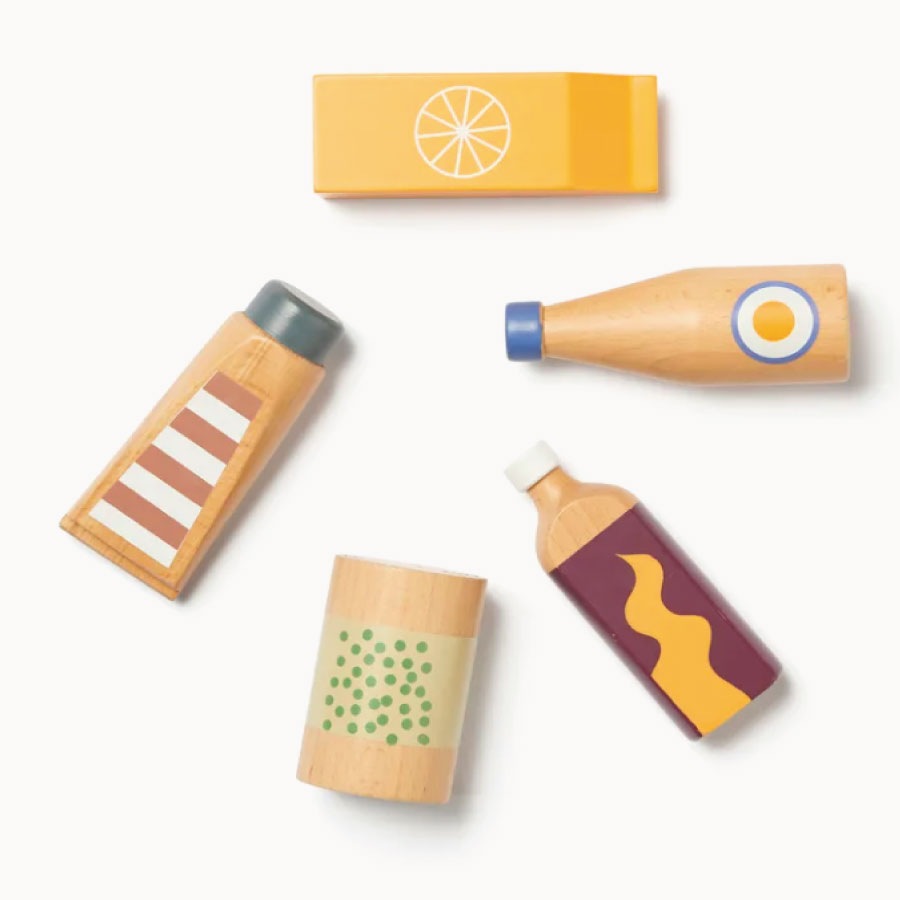 【kid's concept】キッズコンセプト ボトルセット Bottle and can set 北欧おもちゃ 木製おもちゃ kidsconcept