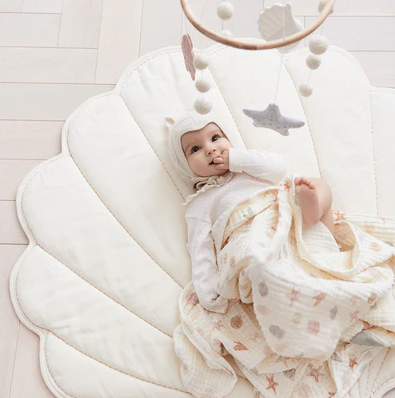 Cam Cam Copenhagen //プレイマット(Sea Shell /pearl white)