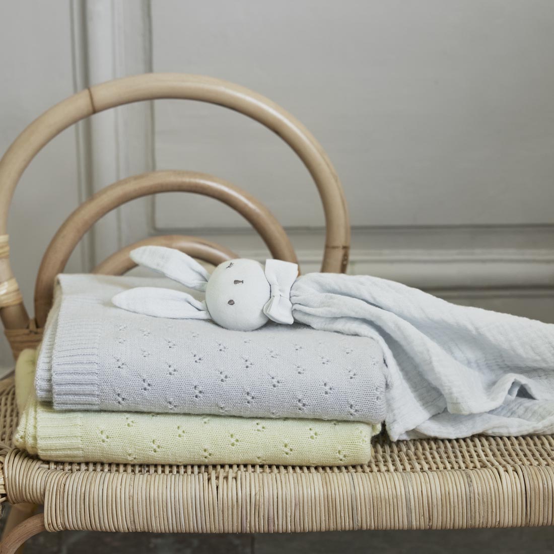 【Elodie】エロディ Blinkie ブリンキー ミニブランケット　出産祝い オーガニックコットン 新生児